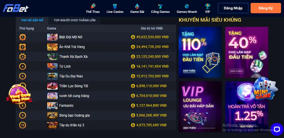 Game Bắn Cá Tiên Cánh